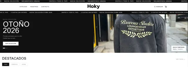 Screenshot de Hoky Indumentarias