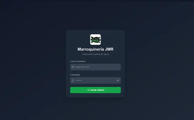 Screenshot de JMR Gestión de Stock